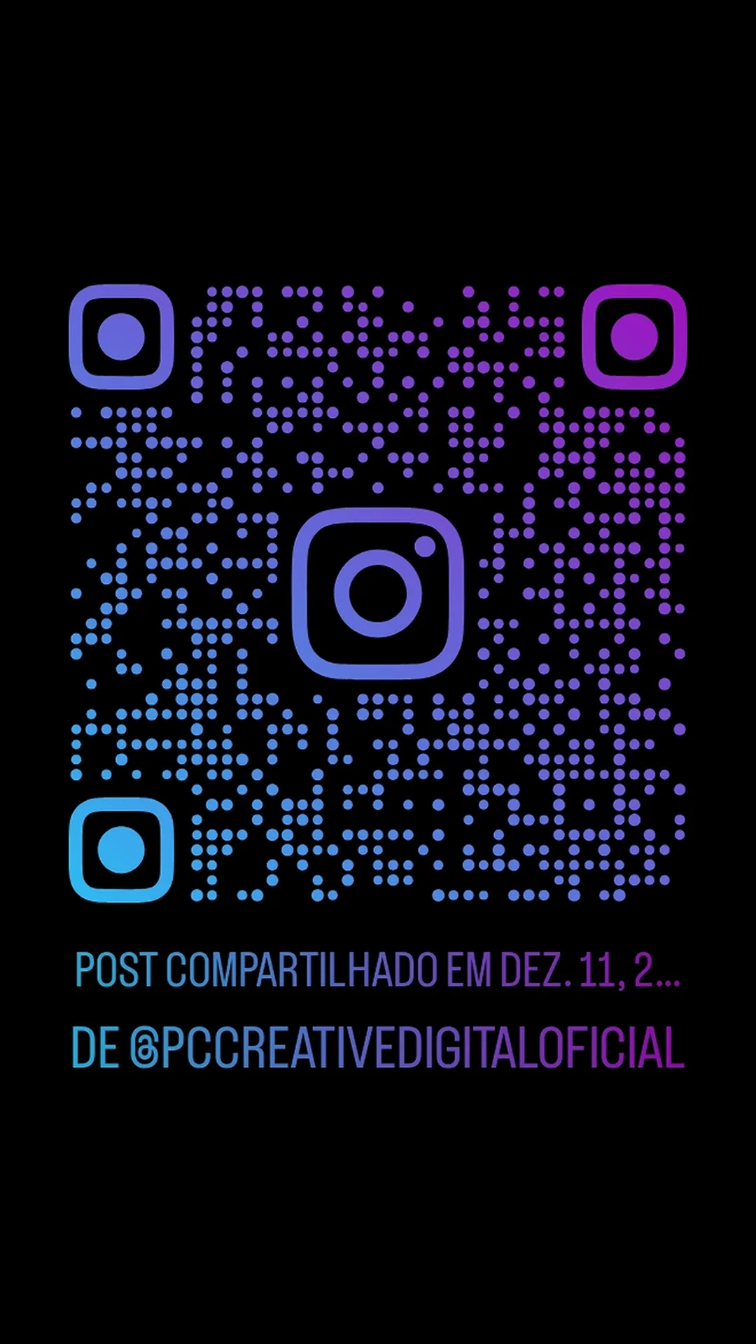 QR Code do Instagram PC Creative Digital